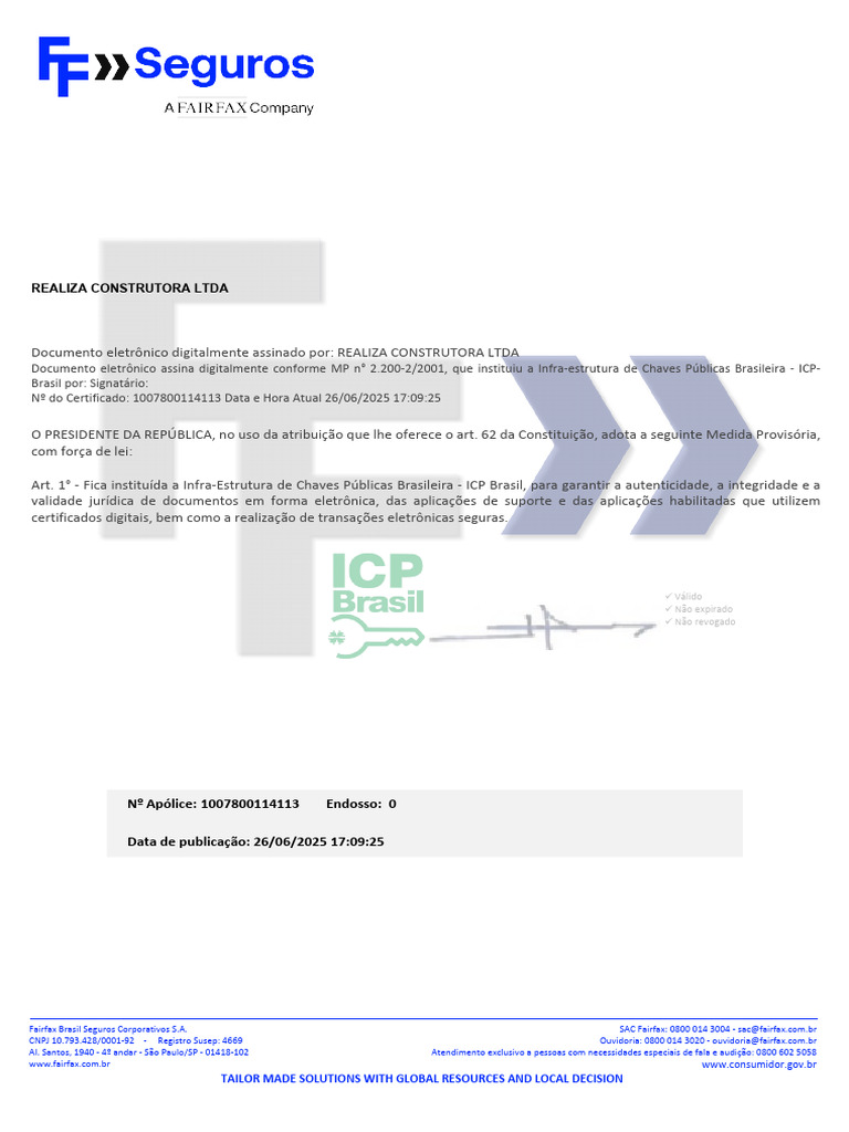 RCPM 109.634 | PDF | Seguro | Garantia
