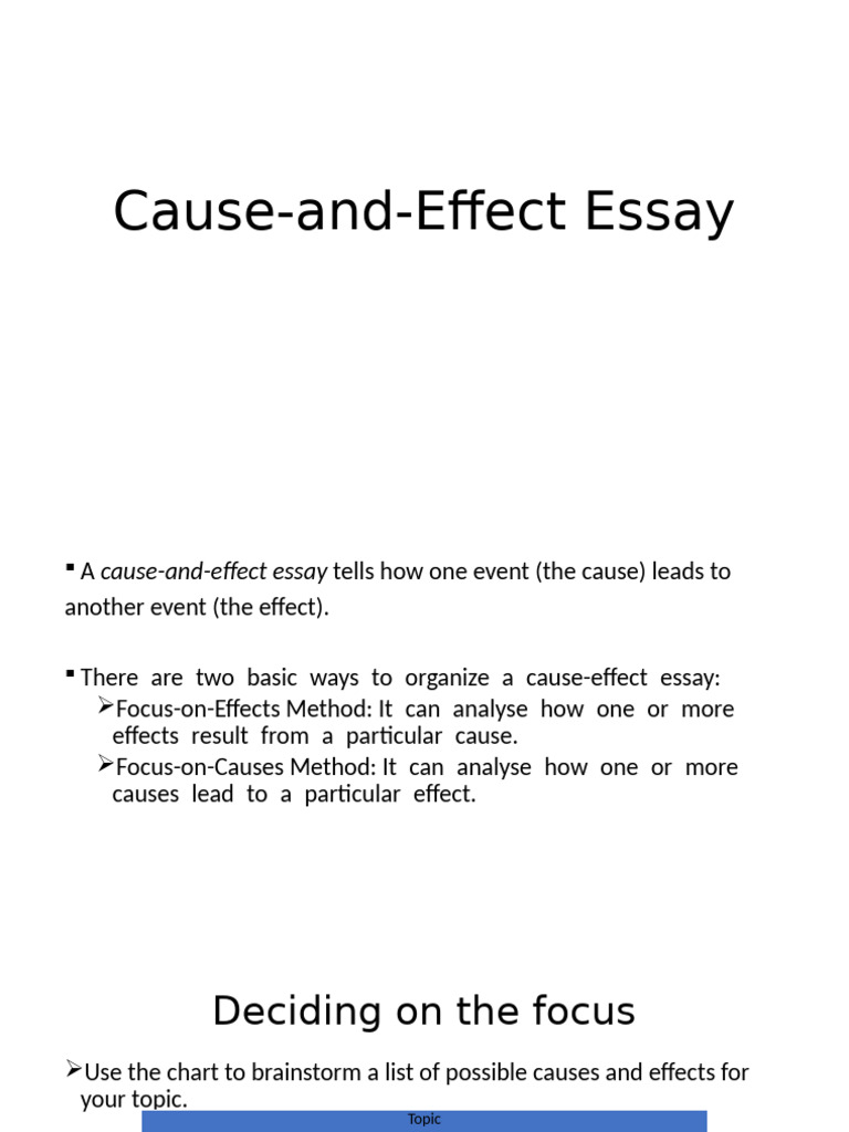 Cause and Effect Essay | PDF | Essays | Causality