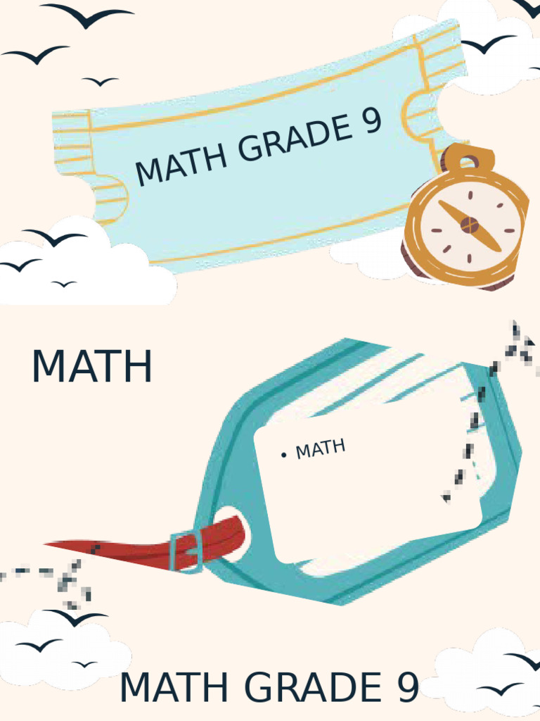 Grade 9 Math Trip Essentials Guide | PDF