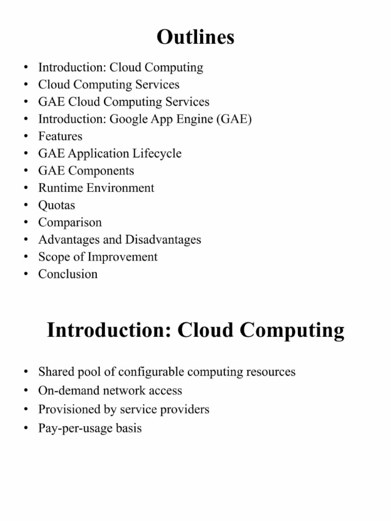 Google App Engine | PDF