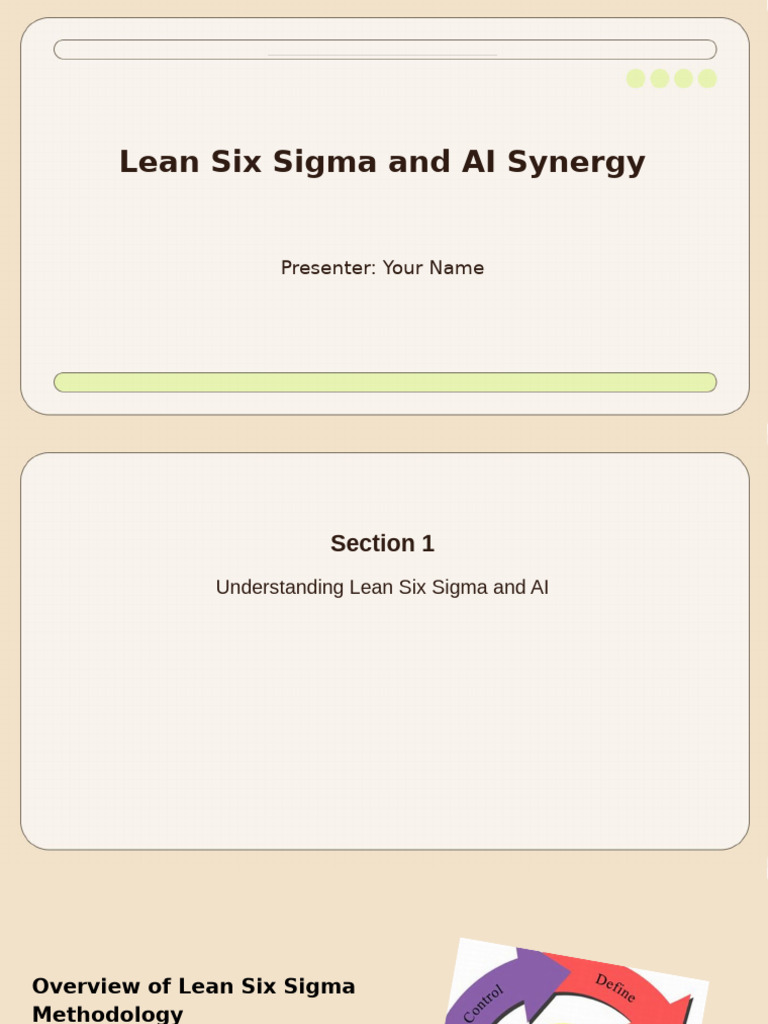AI Integration in Lean Six Sigma | PDF | Artificial Intelligence ...