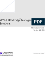 Checkpoint R65 Edge Management Admin Guide