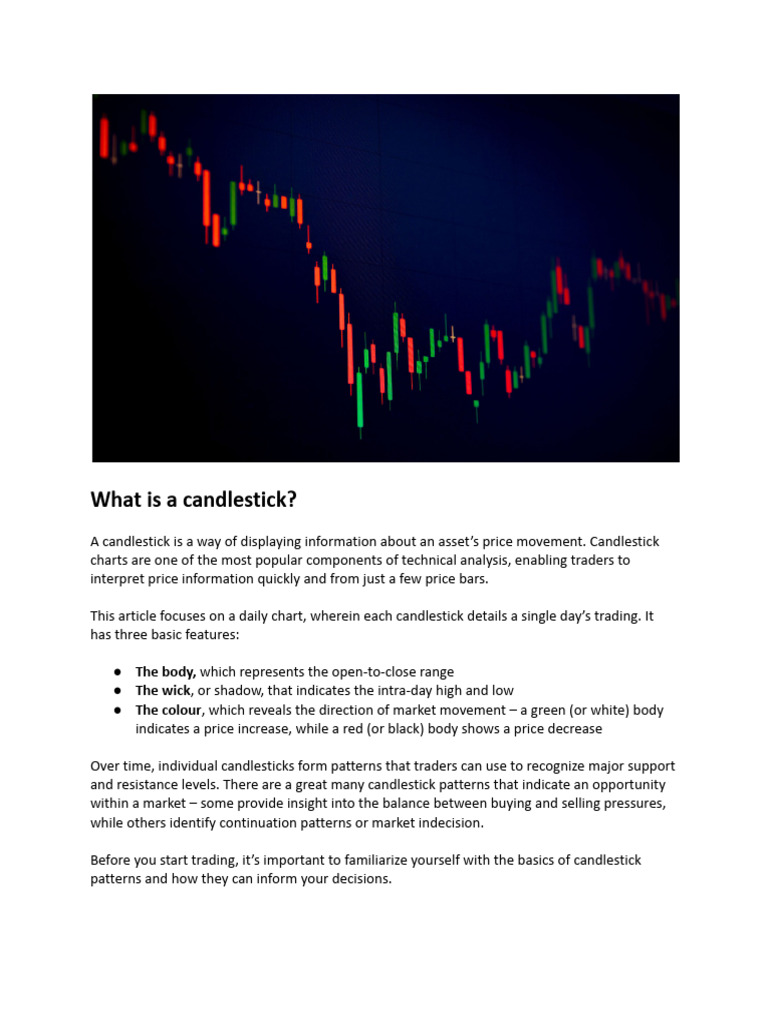 Understanding Candlestick Patterns | PDF | Market Trend | Technical ...