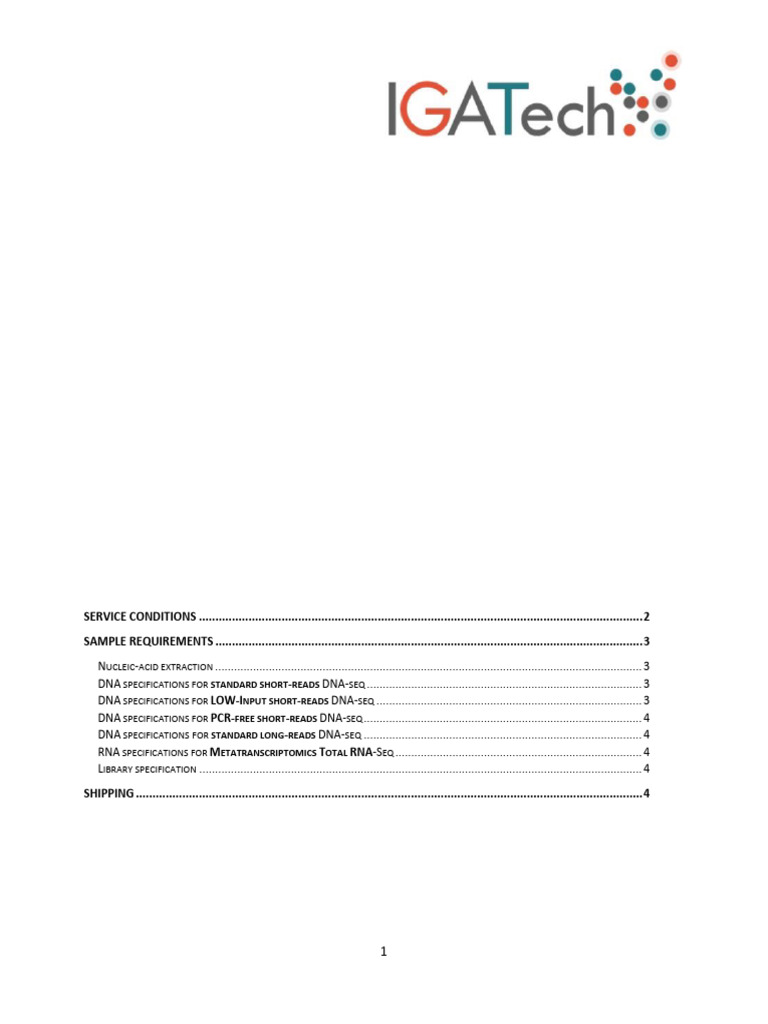 Metagenomics and Metatranscriptomics Sample Preparation Guidelines v01 ...
