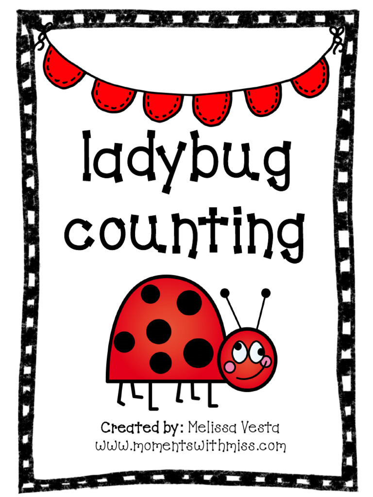 Ladybug Counting Activity Printable | PDF