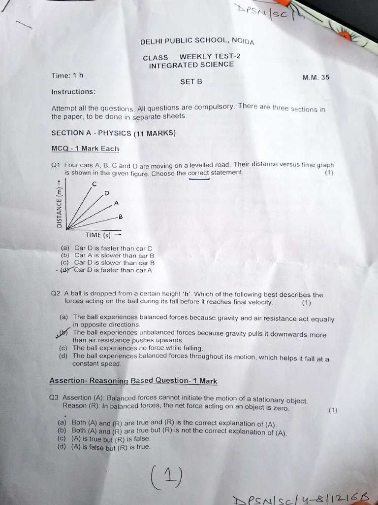 Dps Science mt2 | PDF