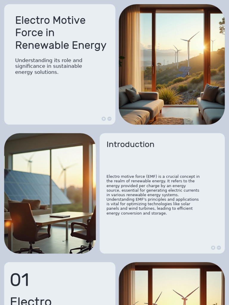 Understanding EMF in Renewable Energy | PDF | Electricity Generation ...
