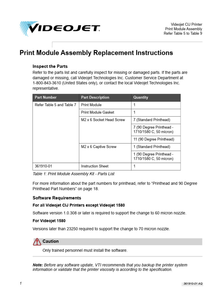 Print Module Assembly Replacement Guide | PDF | Printer (Computing ...