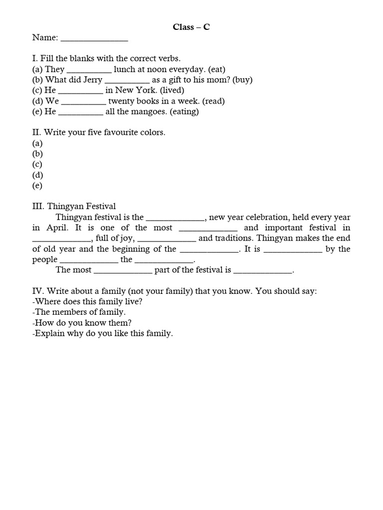Class C | PDF