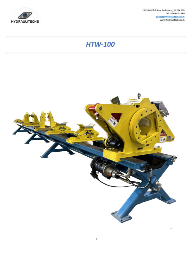 HTW-100 Torque Monster Specifications | PDF | Nut (Hardware ...