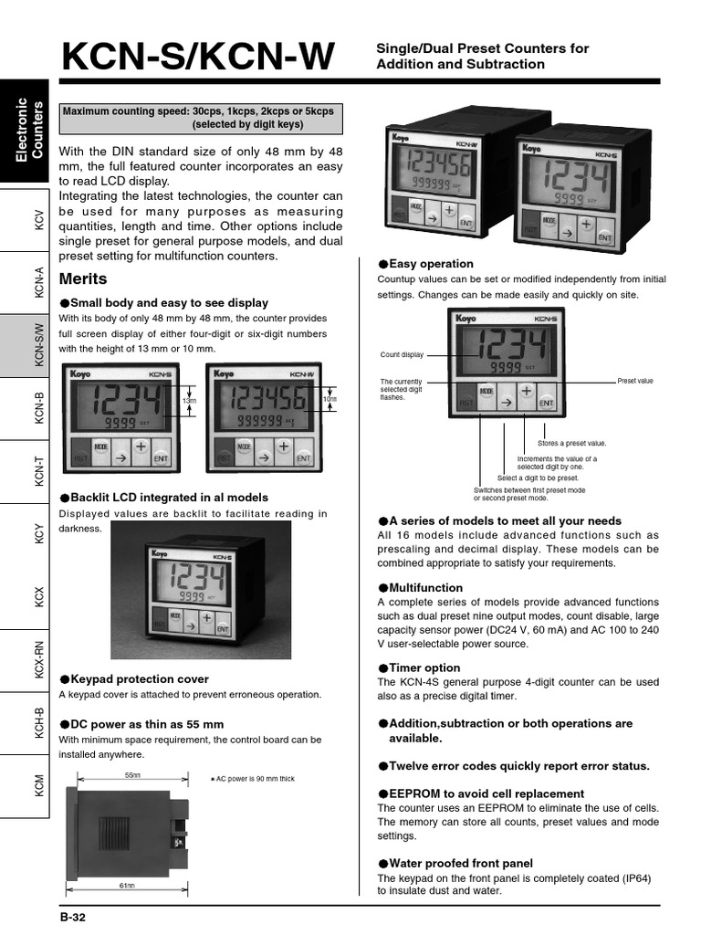 KCN Electronic Counter Overview | PDF | Electrical Engineering ...