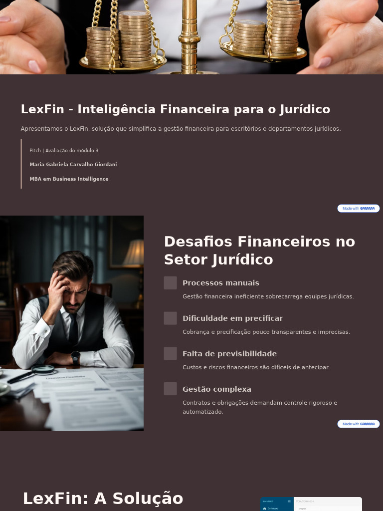 LexFin-Intel-Financeira-para-o-Juridico | PDF
