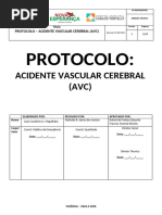 Protocolo de Atendimento AVC 2024 | PDF | AVC | Especialidades médicas