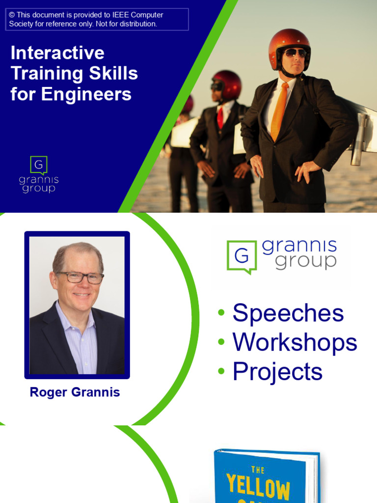 Interactive Training Skills For Engineers HANDOUT | PDF | Learning ...