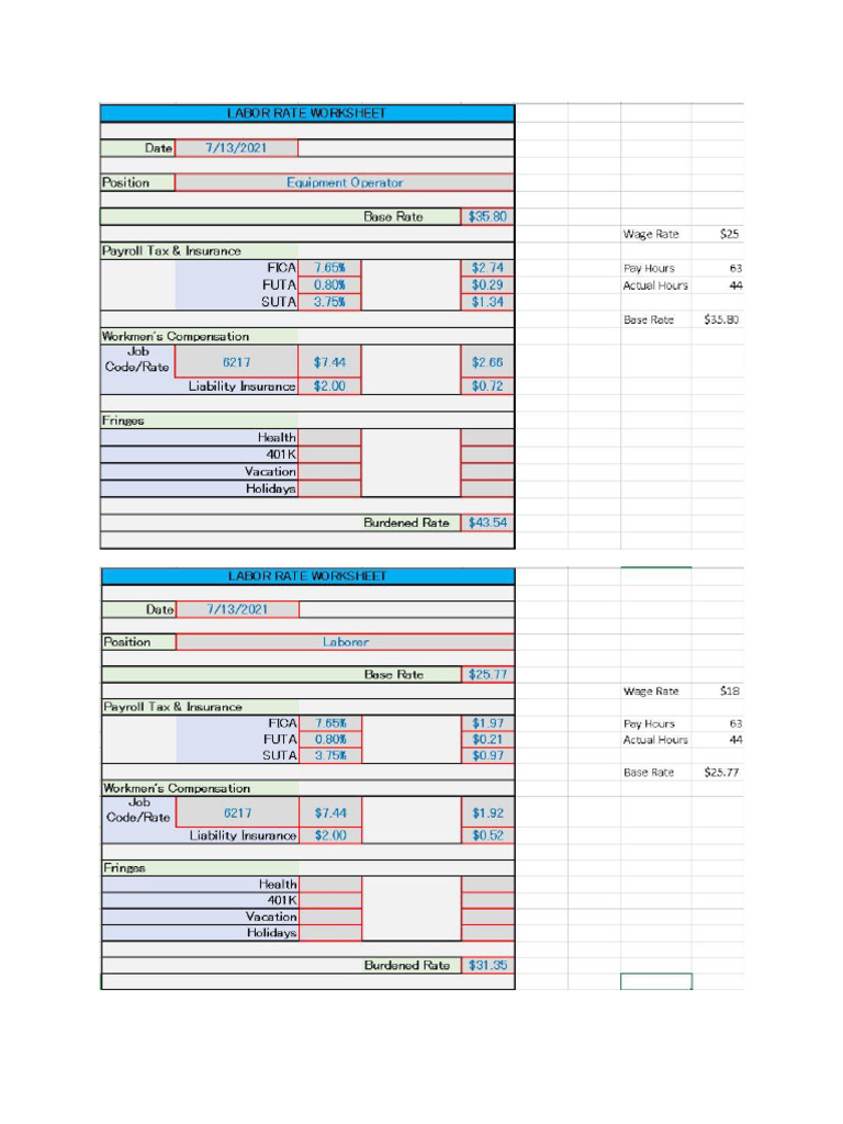Silt Fence Excel Sheets | PDF