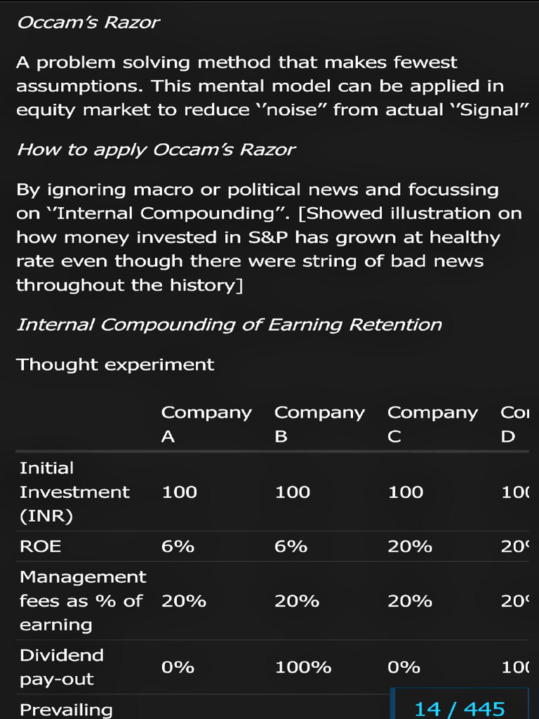 Occam S Razor | PDF