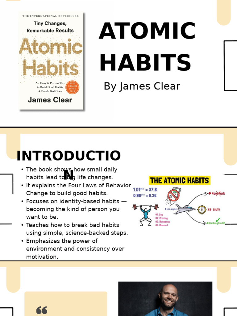 Building Atomic Habits for Change | PDF