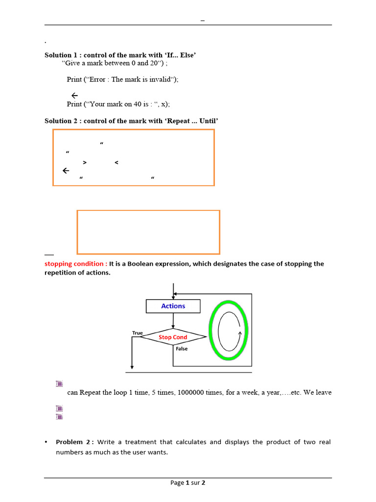 Understanding Repeat...Until Loops | PDF