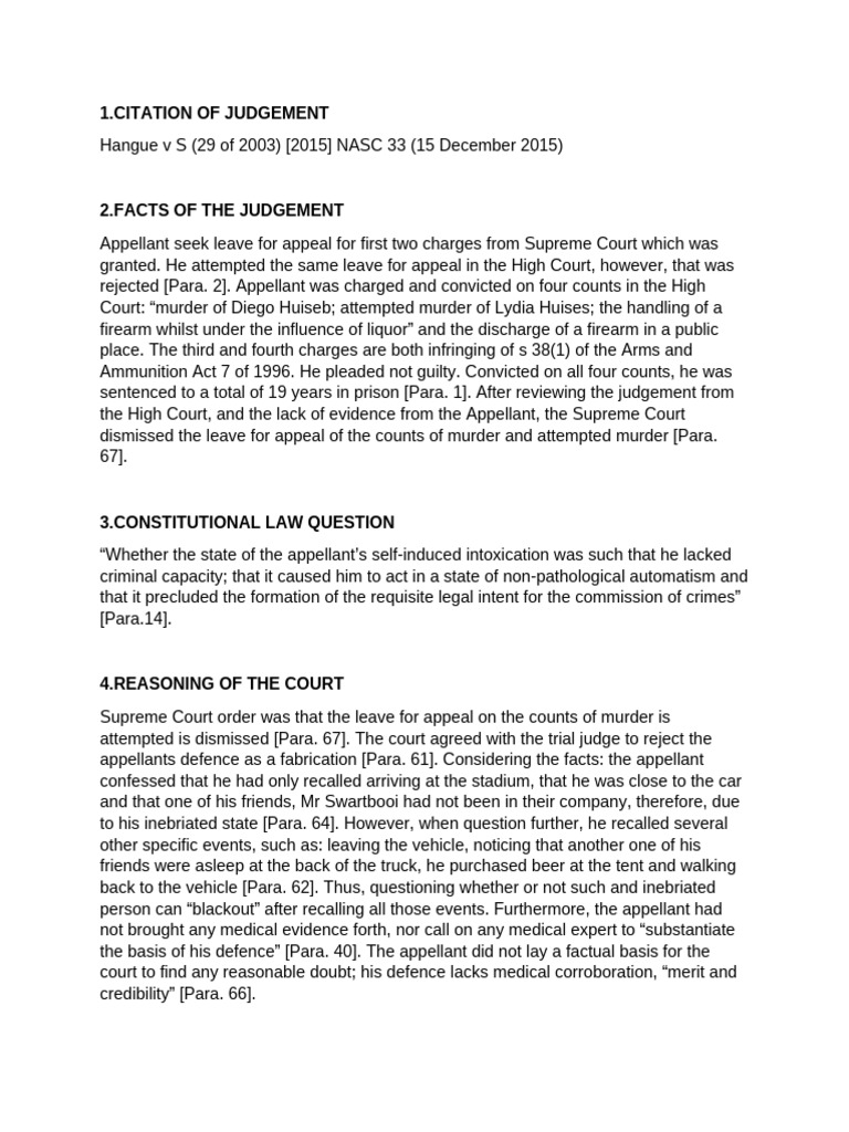 Case Brief Topic 7 | PDF