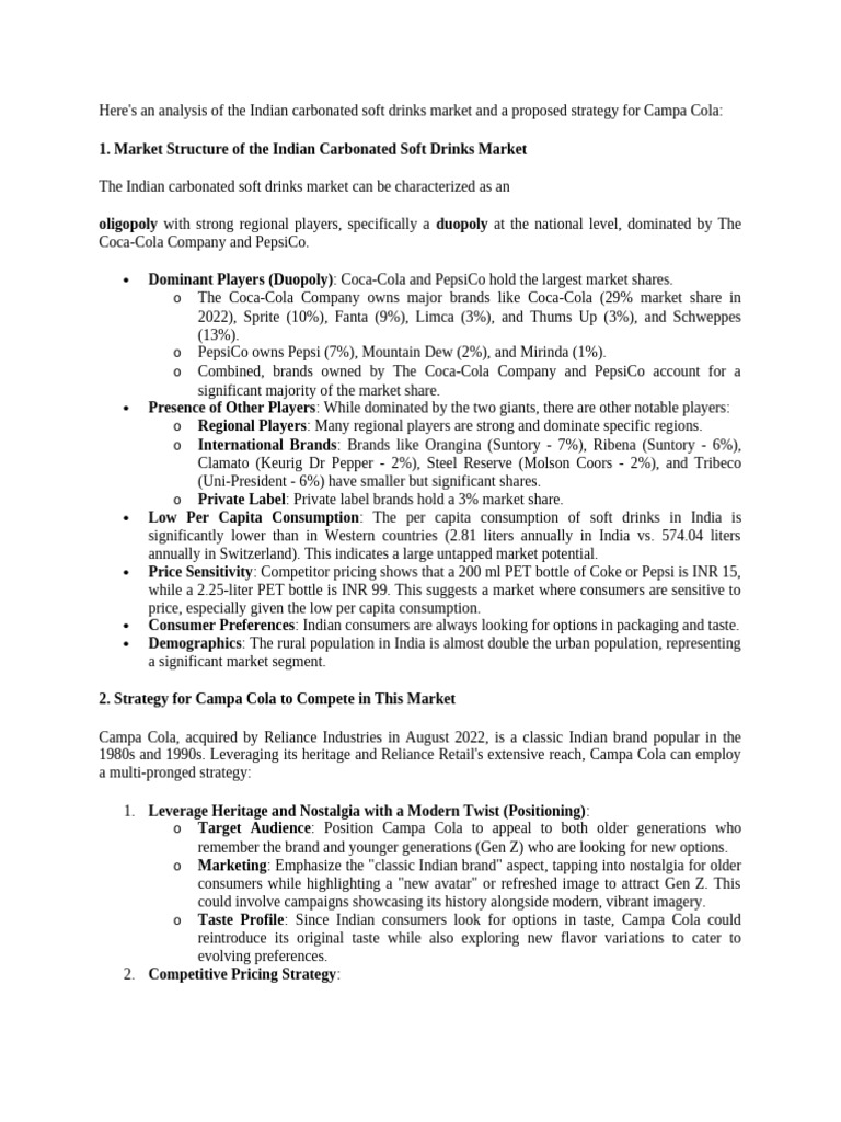 Case Study Campa and Indigo | PDF | Low Cost Carrier | Airlines