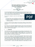 Plan Trabajo del IRI contra Cuba