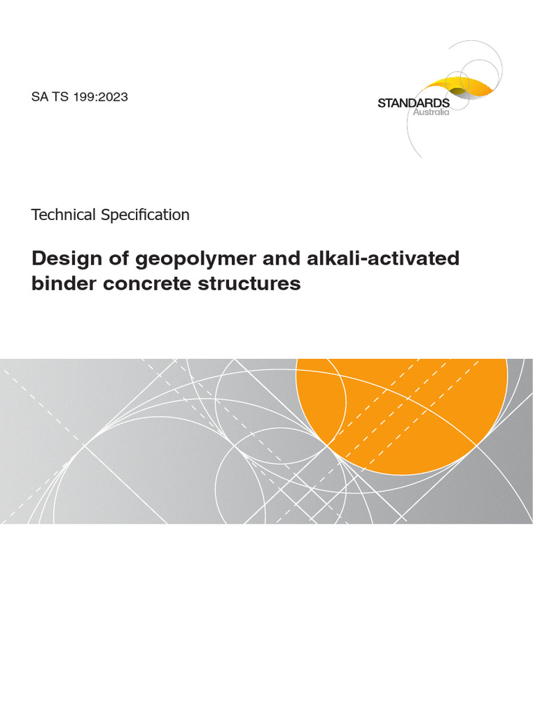 Geopolymer Concrete Design Standards | PDF | Concrete | Materials