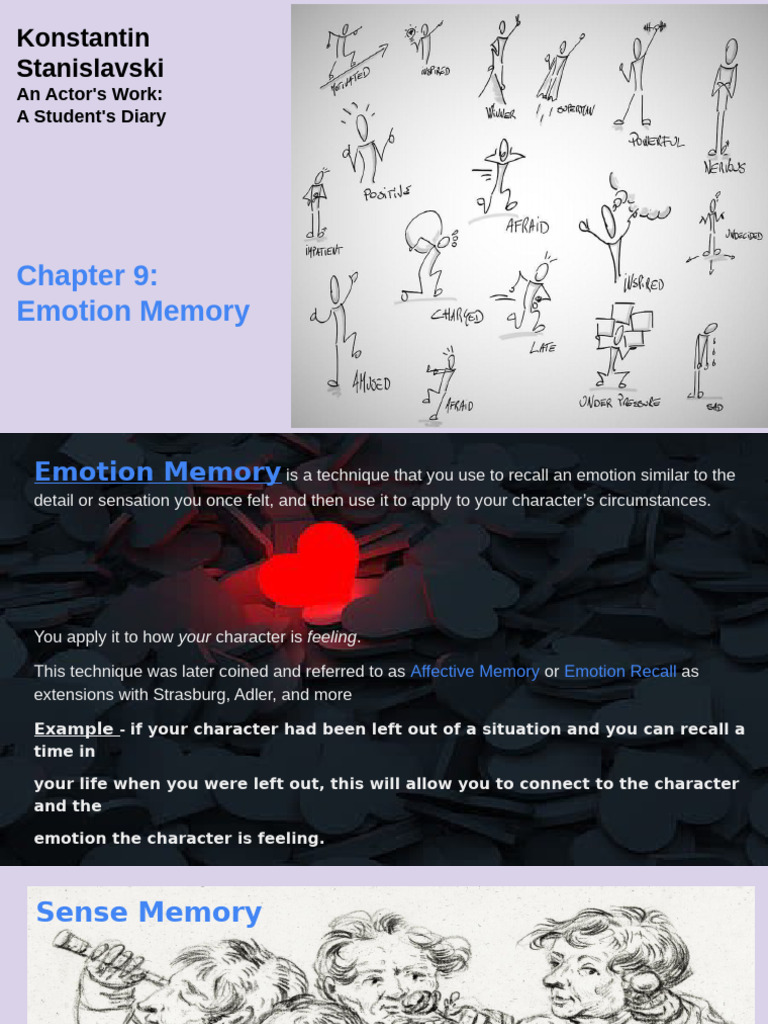 Emotion Memory in Acting Techniques | PDF | Feeling | Emotions