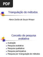 Triangulação de métodos