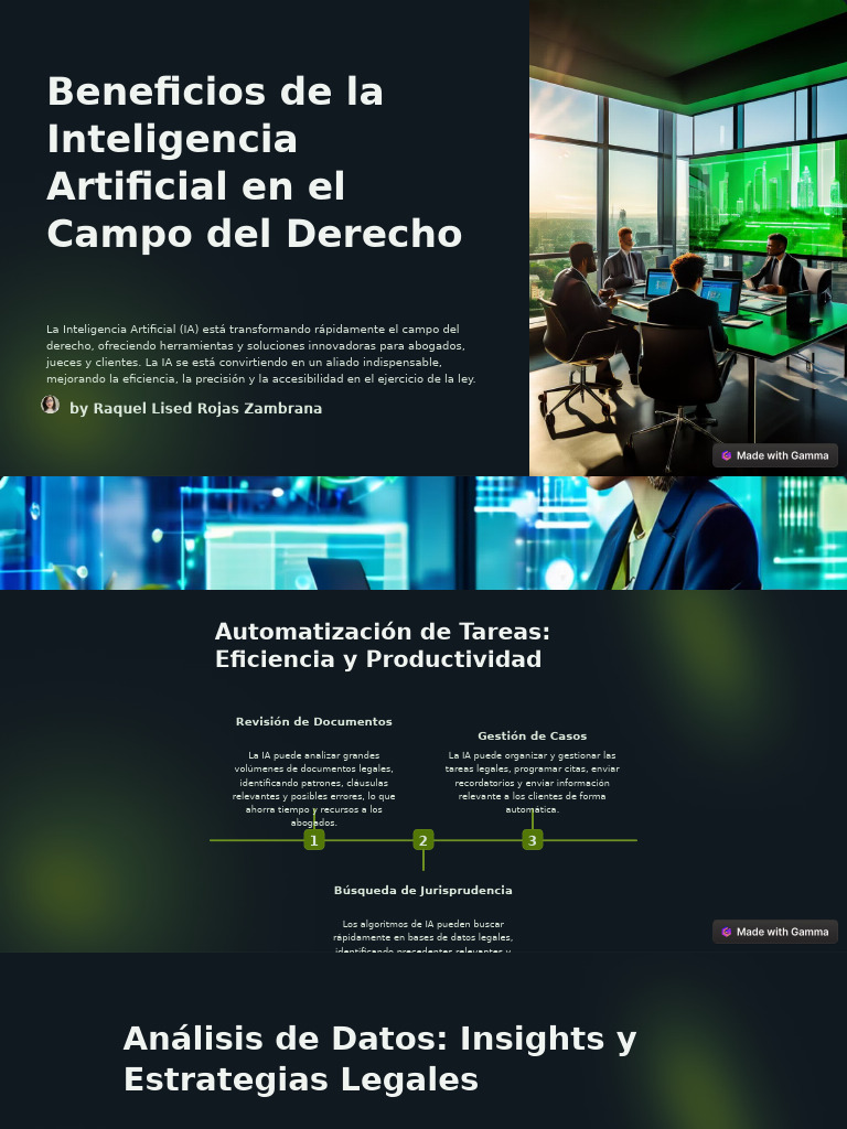 Beneficios de la IA en el Derecho | PDF | Inteligencia artificial ...