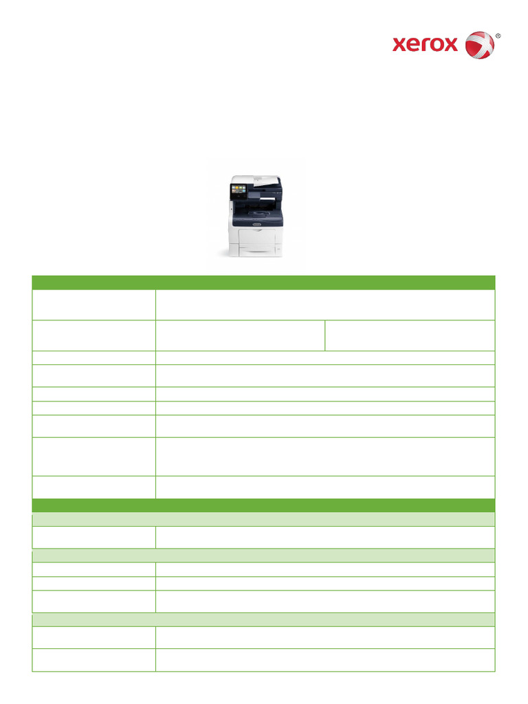 Impresora Multifunción Xerox VersaLink C405 | PDF | Aplicación movil ...