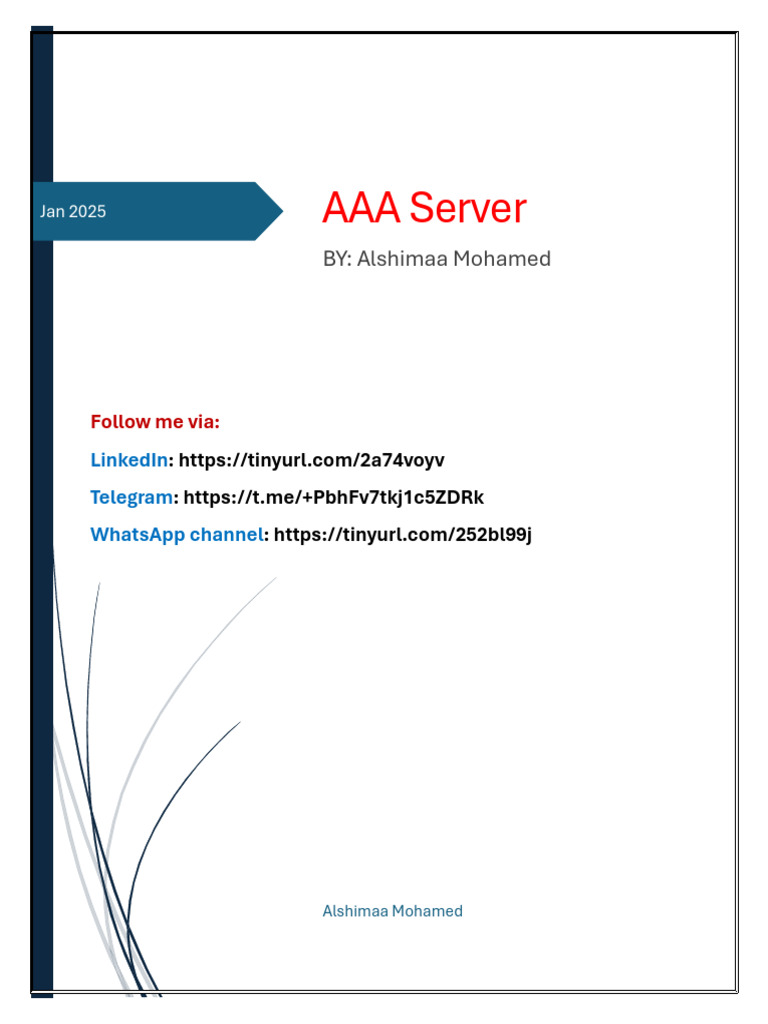 AAA Server | PDF