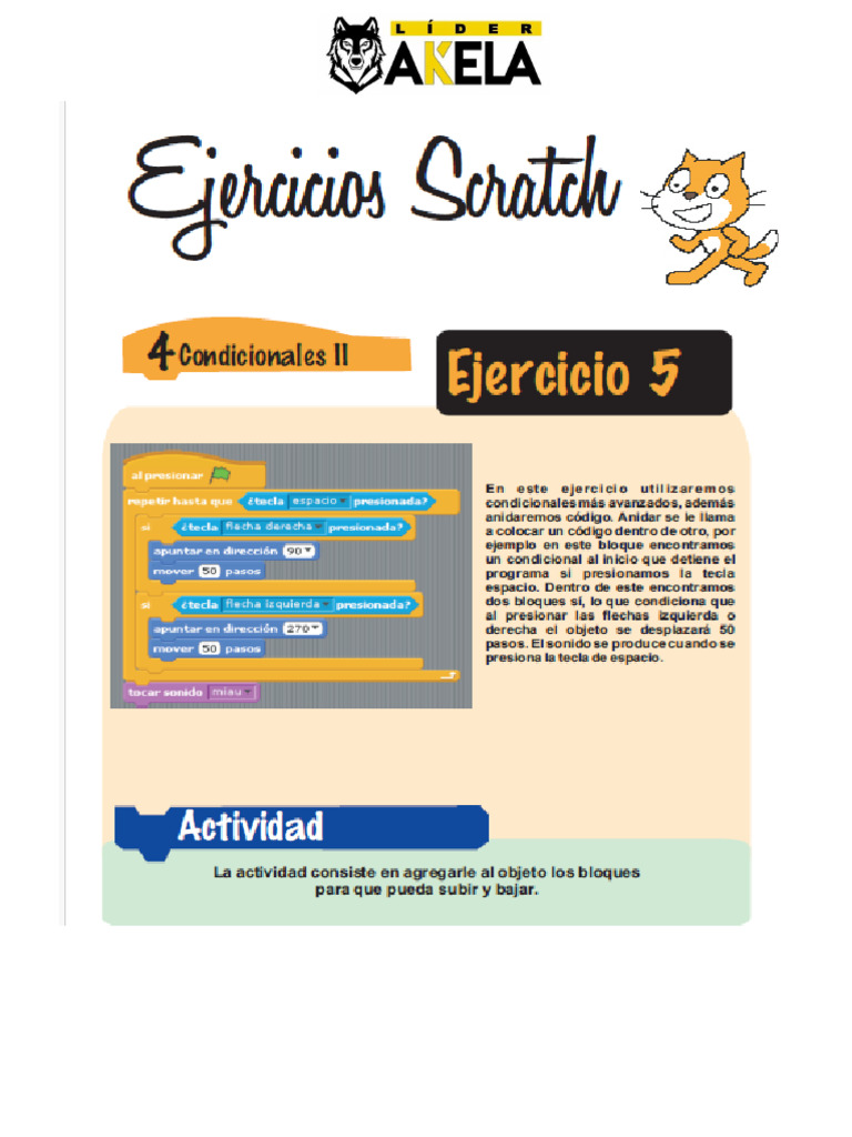 Ejercicio 5 Scratch | PDF