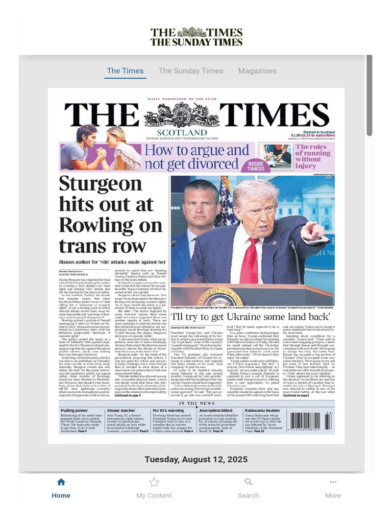 The Times Sunday Magazine Edition | PDF