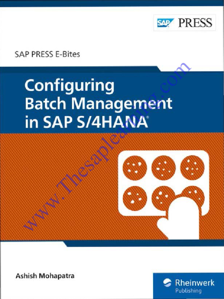 Configure Batch Management in SAP S/4HANA | PDF | Specification ...