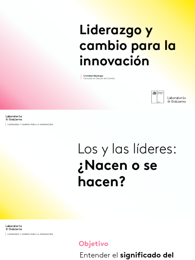 Curso Liderazgo y Cambio para La Innovación 3 | PDF | Liderazgo