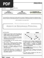 ProvaAgentePenitenciario GO