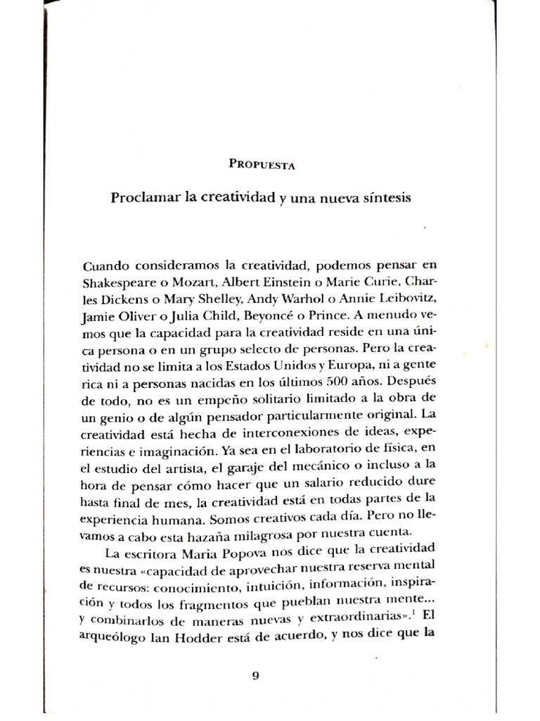 La Chispa Creativa Agustín Fuentes Pd Pdf