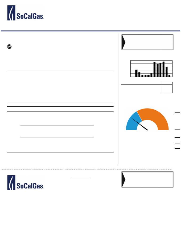 SoCalGas Bill Summary for April 2025 | PDF | Fee | Debit Card
