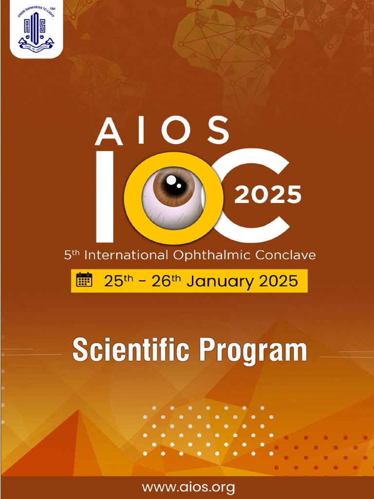 AIOS 2025 Symposium Schedule | PDF | Ophthalmology | Medical Specialties