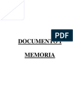 DOCUMENTO I. MEMORIA