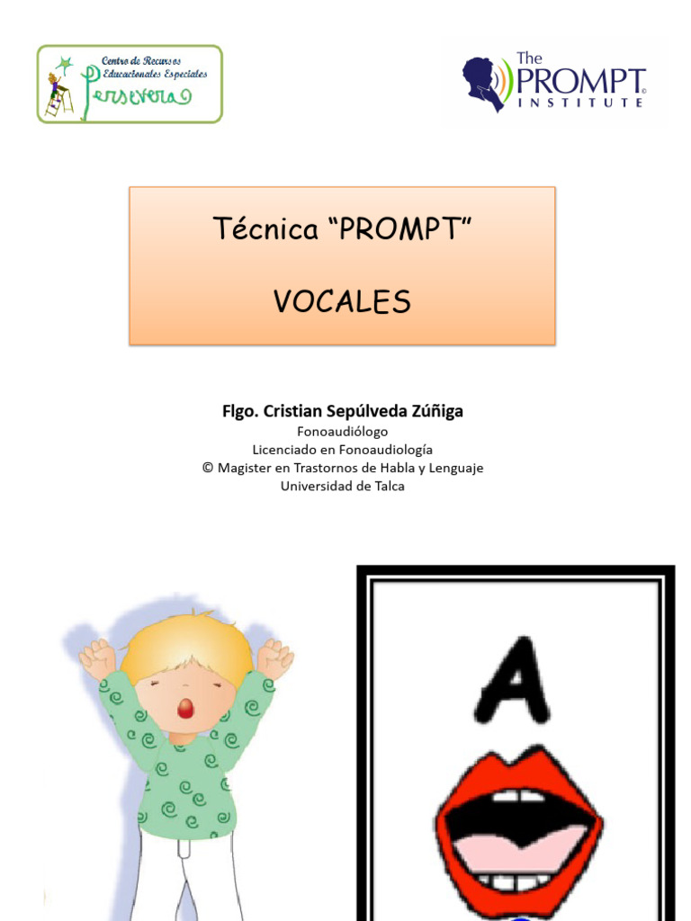Técnica PROMPT en Fonoaudiología | PDF