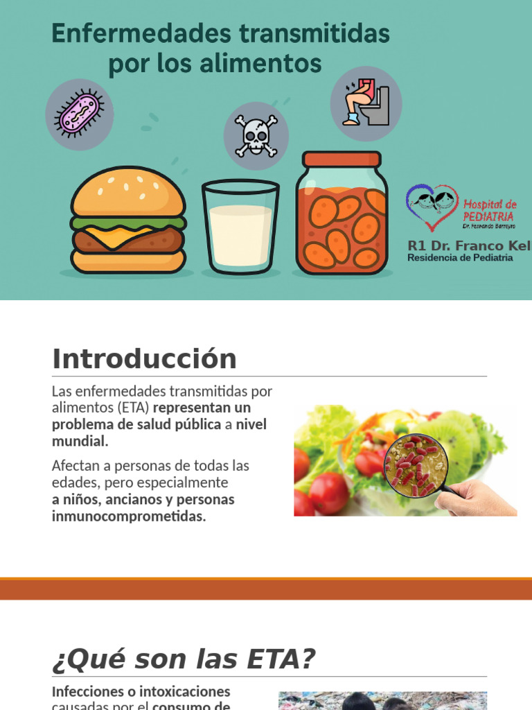 Enfermedades Transmitidas Por Los Alimentos | PDF | Salmonela ...