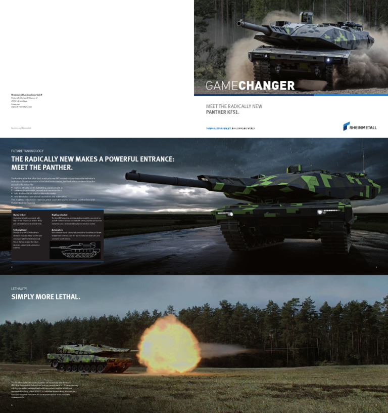 Panther KF51: Next-Gen MBT Overview | PDF | Military Vehicles | Combat ...