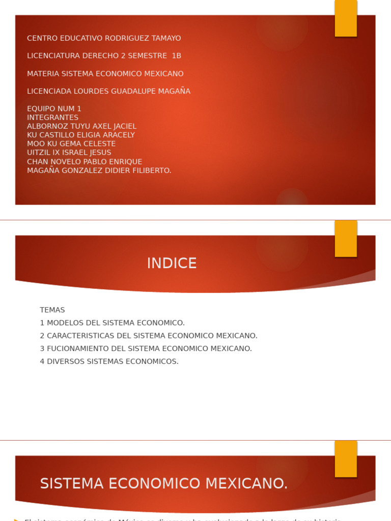 Tarea Sistema Economico | PDF | Economias | Sistema económico