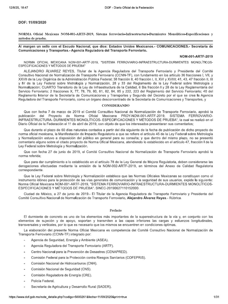 Norm 001 Arft | PDF