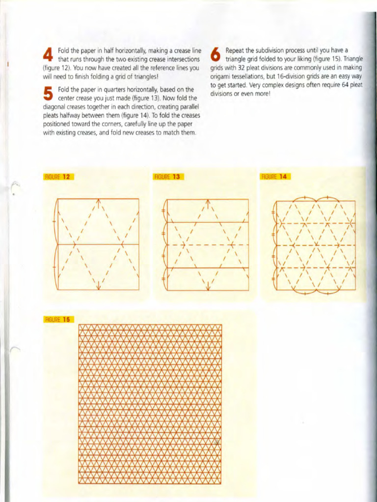 Triangle Pleats in Origami Techniques | PDF | Origami | Triangle