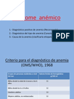 Sindrome Anemico Junio 2011