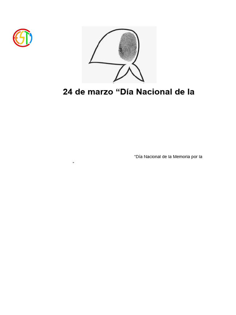 Acto 24 M Día Nacional de La Memoria Por La Verdad y La Justicia | PDF
