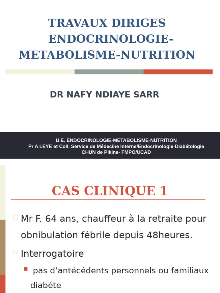 Diagnostic et prise en charge diabétique | PDF | Diabète gestationnel ...