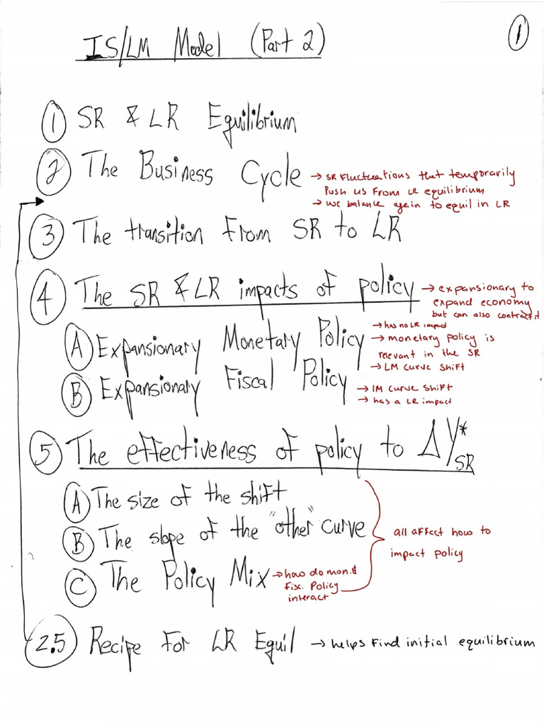 Lecture 9 - ISLM Model Applications - 250314 - 000720 | PDF